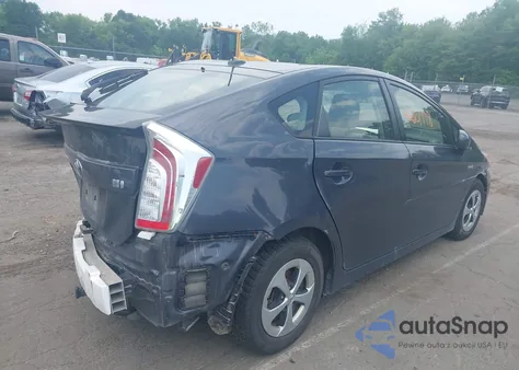 2012 Toyota Prius Four из США, поврежденный, VIN JTDKN3DU5C1615005